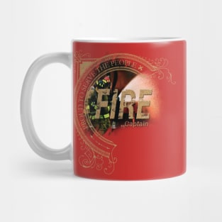 Firefighter Captain - Proud to Serve the People Mug